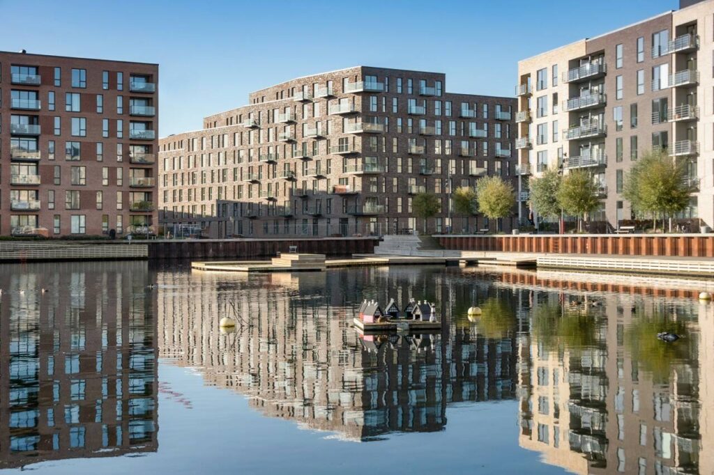 Heimstaden Buildings by the water